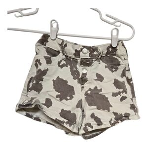 Abercrombie Kids Camo Hi Rise Mini Mom Shorts Girls 11 12